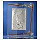 Bomboniera Nascita Quadro Maternità cristallo argento 25x20 cm s3