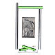 Regalo S.Familia plata vidrio Murano Verde 13x8 cm s1