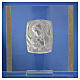 Obraz Macierzyństwo srebro i brokat 17,5x17,5cm s10