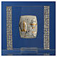 Favour with in silver and rhinestones 7x7cm s2