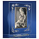 Adorno Maternidade prata e strass lilás 19x16 cm s6