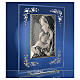 Adorno Maternidade prata e strass lilás 19x16 cm s2