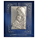 Adorno Maternidade prata e strass branco 19x16 cm s6