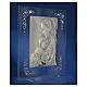 Adorno Maternidade prata e strass branco 19x16 cm s3
