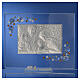Glasbild Heilige Familie mit bernsteinfarbenen strass-Steinen, 19x16 cm s6