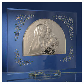 Dicas de Presentes e Lembrancinhas: Quadro S. Família Swarovski verde