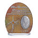 Pamiątka Pierwsza Komunia Papież Franciszek 8,5cm s1