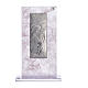Wedding Favour with Holy Family image in silver pink and lilac s3