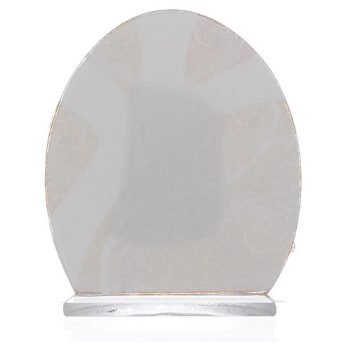 Lembrancinha Sagrada Família prata 8,5 cm 2