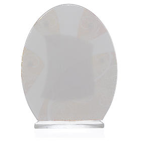 Holy Communion Favour in silver foil with young girl 10.5cm