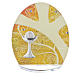Holy Communion favour, image with silver chalice 8.5cm s1