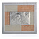Cadre Mariage Ste Famille ivoire-brun 29x26 cm s1