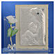 Bild zur Mutterschaft mit weißer Rose aus Muranoglas, 11x17 cm s2