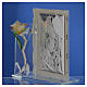 Obraz Macierzyństwo szkło Murano bursztynowe 8x12cm s3