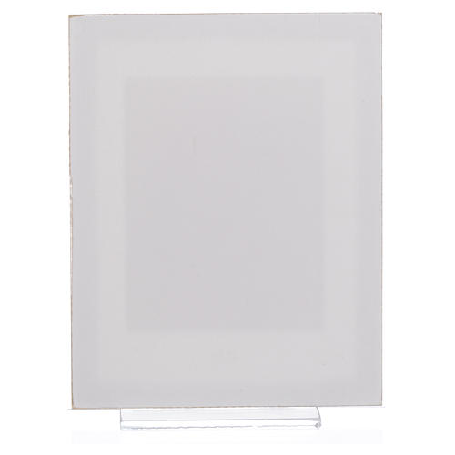 Quadro Maternidade ortodoxo strass branco 14x11 cm 3