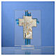 Geschenk Taufe mit Engelsmotiv in blau, 8 cm s2