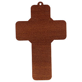 Kreuz aus PVC zur Taufe, 13x8,5 cm