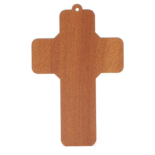 Kreuz aus PVC mit Taufbild und Karte 3