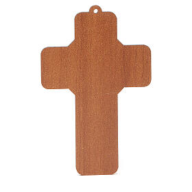 Kreuz aus PVC Buße mit Karte s3