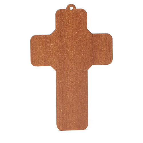 Kreuz aus PVC Buße mit Karte 3
