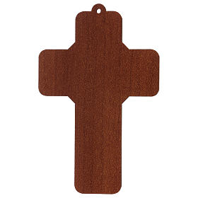 PVC Kreuz Kommunion Symbolen 13x8.5cm s2