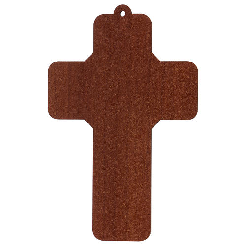 PVC Kreuz Kommunion Symbolen 13x8.5cm 2