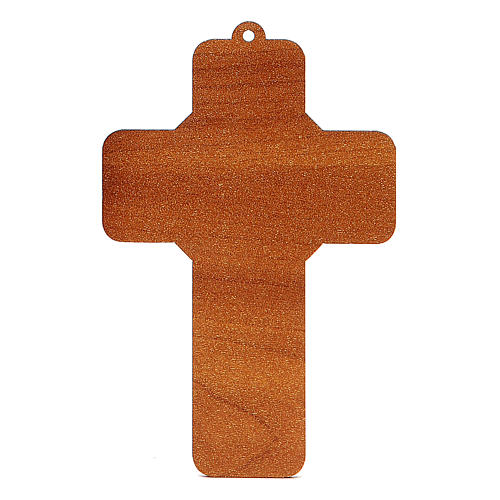 Krzyż pvc Bierzmowanie 13x8,5 cm 2