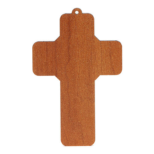 Kreuz aus PVC Konfirmation mit Andenkenkarte 2