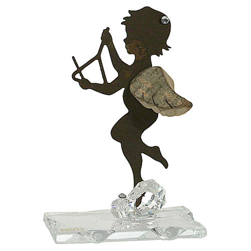 Favour, angel figurine with wooden wings 1