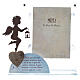 Fotorahmen mit Engelchen und Gedicht in blau, 14,5x15 cm s1