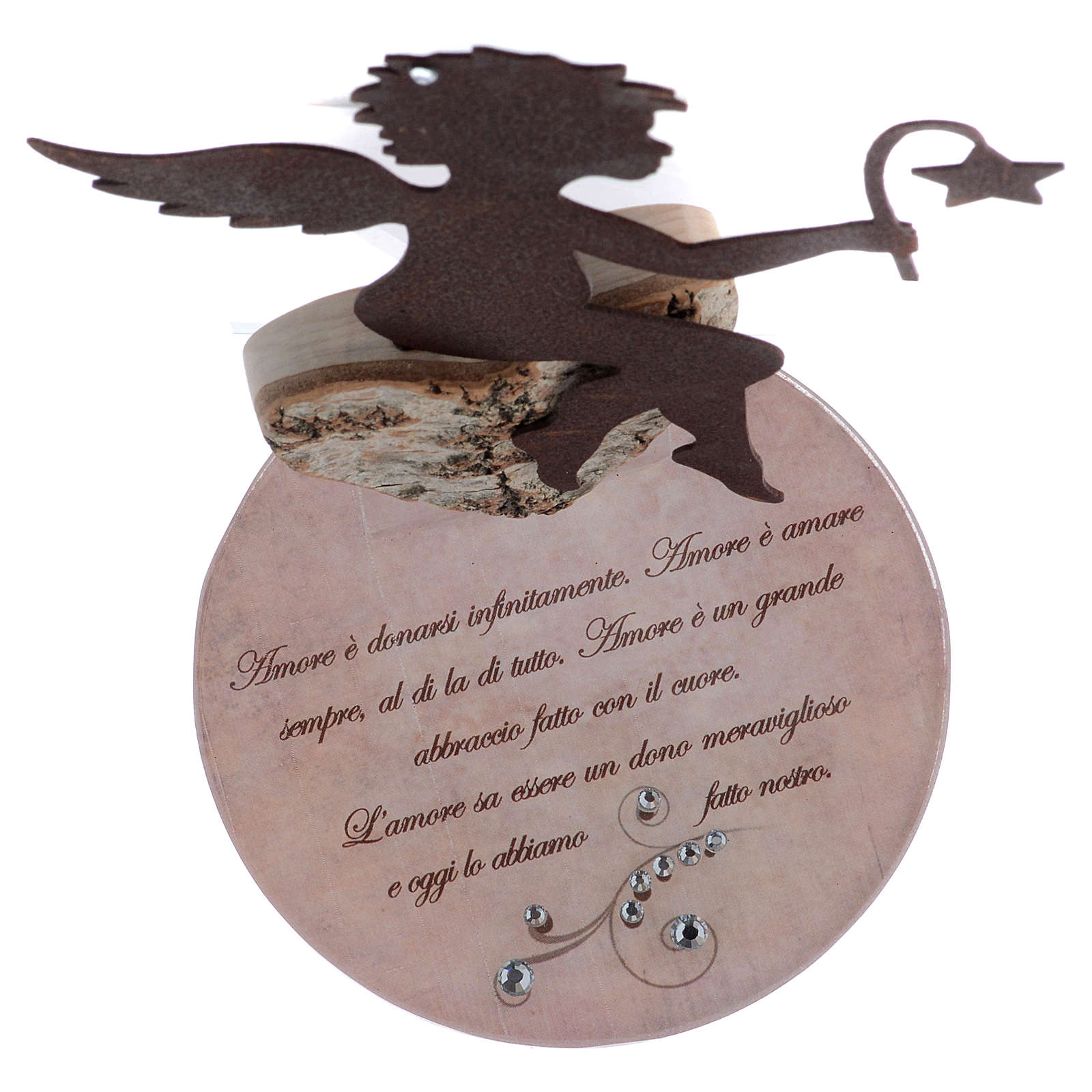 angel-figure-in-metal-with-sentence-and-pink-base-20cm-online-sales