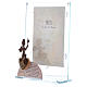 Frame in glass with pink angel 14x20cm s2