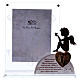 Frame with Angel and sentence, 14.5x15cm white s1