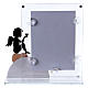 Porta-fotografia anjo e frase branco 14,5x15 cm s3