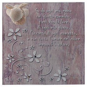 Dicas de Presentes e Lembrancinhas: Lembrancinha caixinha 14x14 cm anjo madeira cor-de-rosa