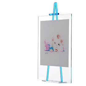 Dicas de Presentes e Lembrancinhas: Quadro vidro de mesa Guarda-me 27x32 cm água-marinha