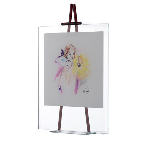 Watercolour favour Light model, 27x32cm Lilac 2