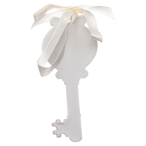 Lembrancinha Casamento chave Sagrada Família 4x8,5 cm 2