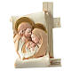 Bombonniere for wedding parchment of Holy Family 6x8 cm s1