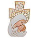 Baptism and Birth bombonniere, cross with Maternity image 12x7 cm s1