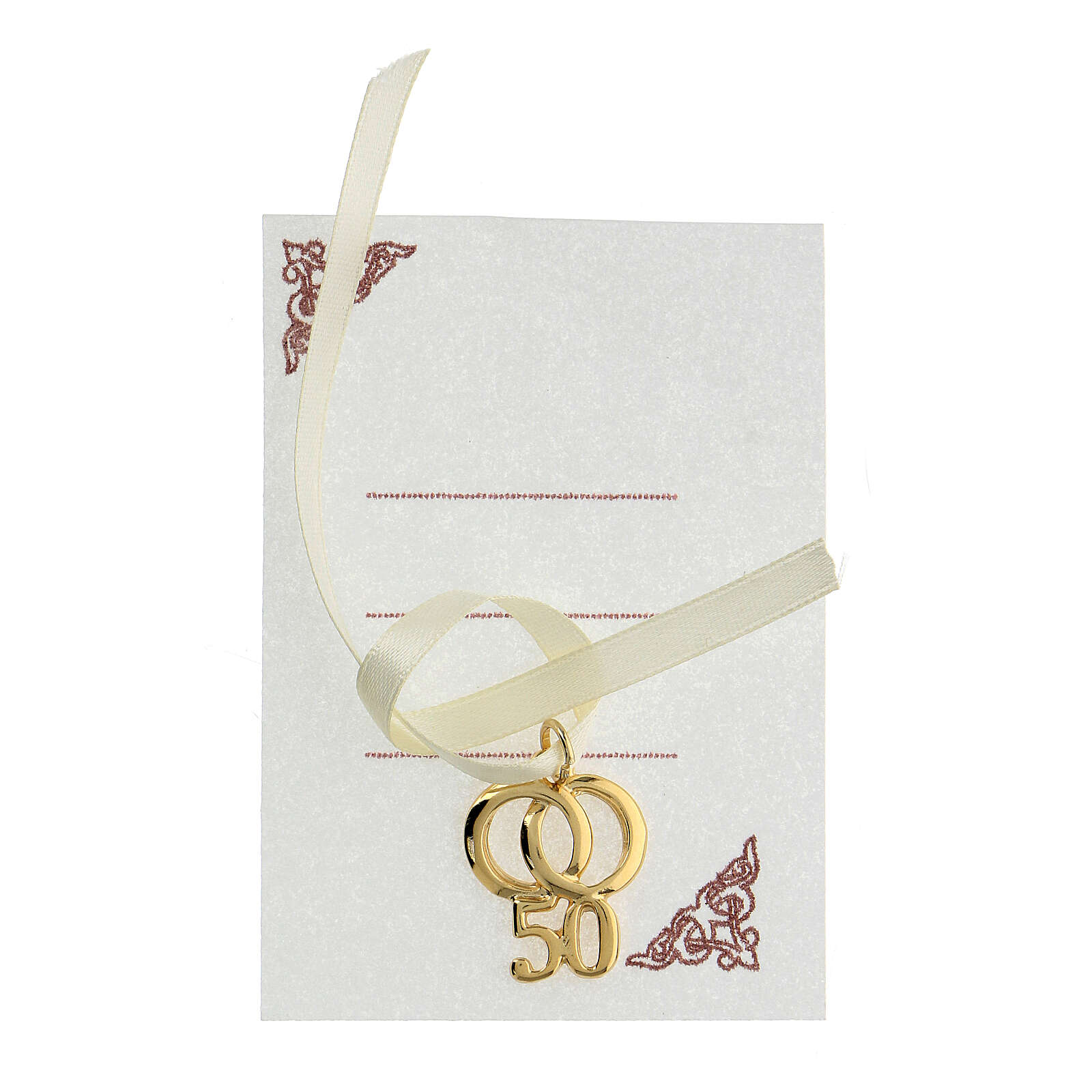 Souvenir Anniversaire Mariage 50 Ans Avec Parchemin Vente En Ligne Sur Holyart