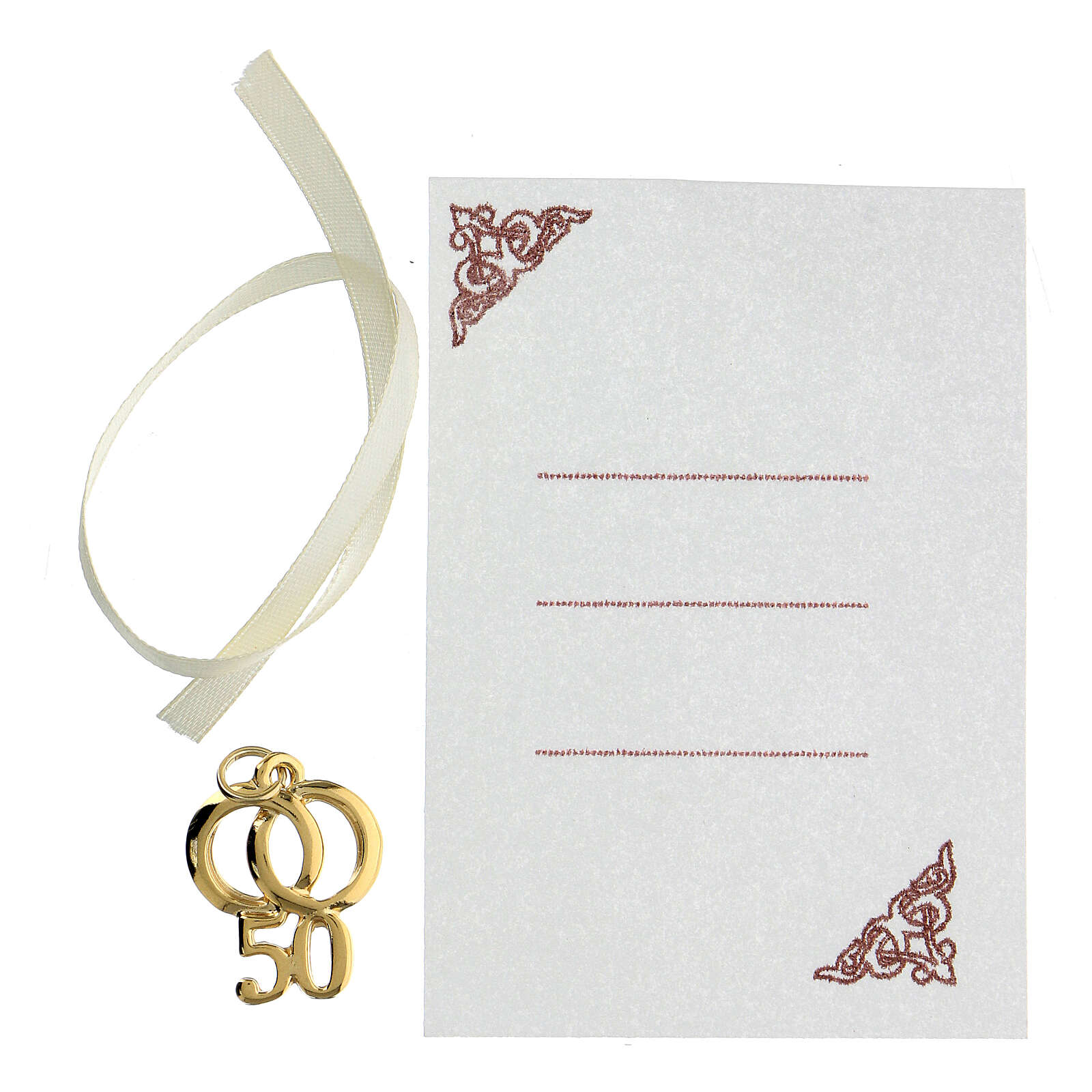 Souvenir Anniversaire Mariage 50 Ans Avec Parchemin Vente En Ligne Sur Holyart