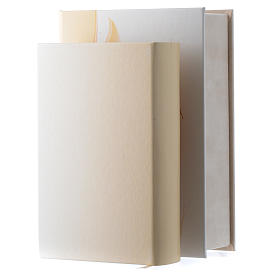 Bomboniere sacre e ricordini: Bibbia in similpelle immagine S. Famiglia in bilaminato argento