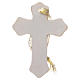 First communion bombonniere white cross in resin for girl s2