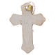 First communion bombonniere white cross in resin for boy s2