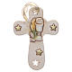 First communion bombonniere cross in resin with chalice and stars s1