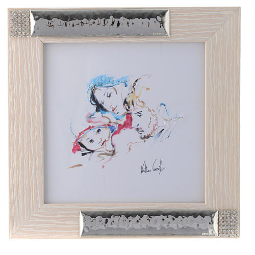 Family Joy of Verther painting gift idea silver 16X16 cm 1