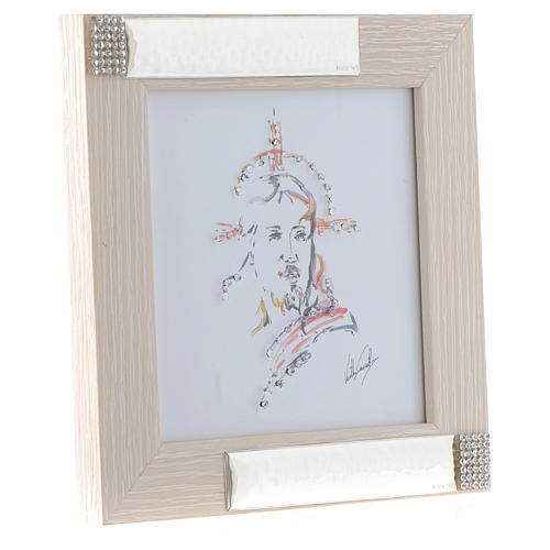 Christ Hope painting watercolours silver gift idea 16X16 cm 2