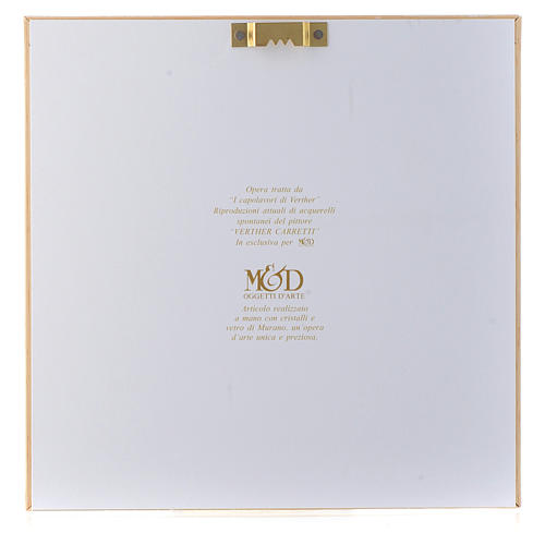 Christ Hope painting watercolours silver gift idea 16X16 cm 3