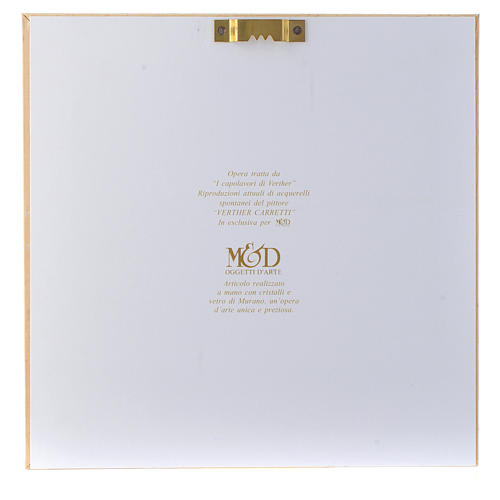 Christ Hope watercolour painting 16x16 cm 3